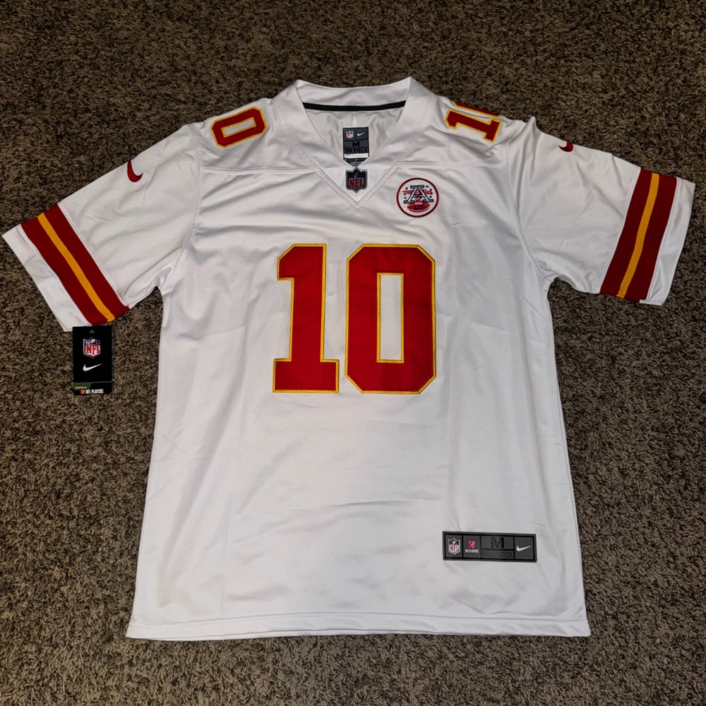 Nike Kansas City Chiefs Isiah Pacheco Jersey White BRAND NEW WITH TAGS Size M